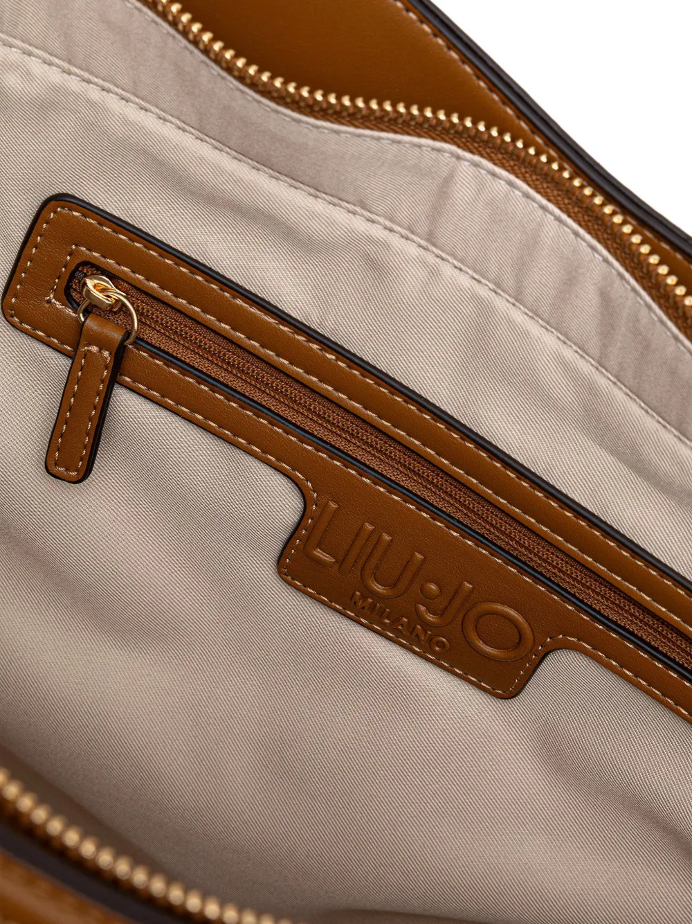 LIU JO logo-patch tote bag Bruin