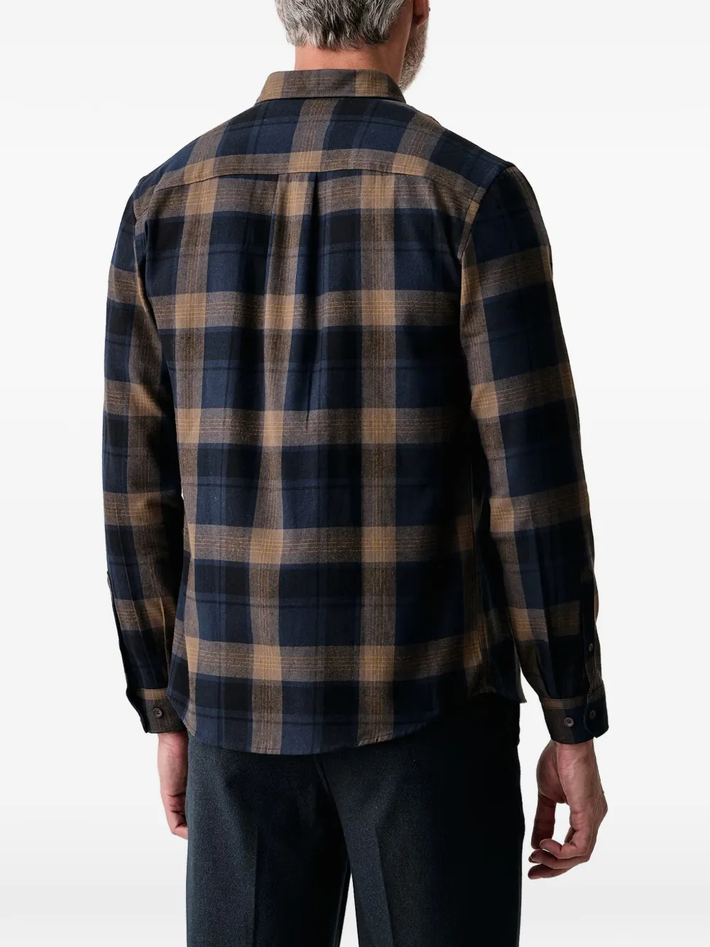 Lindbergh check button-down shirt Blauw