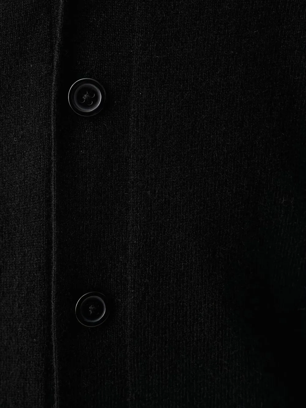 Lindbergh button-up knit cardigan Zwart