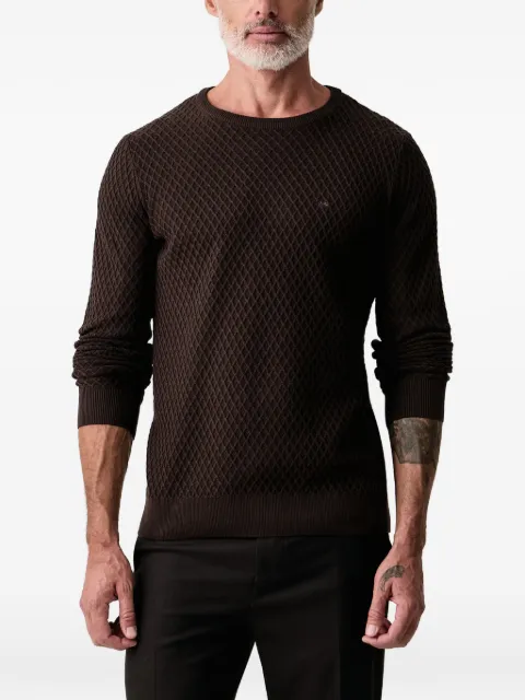 Lindbergh diamond-knit sweater