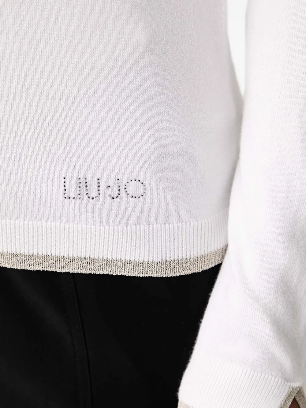 LIU JO knit sweater with V-neck