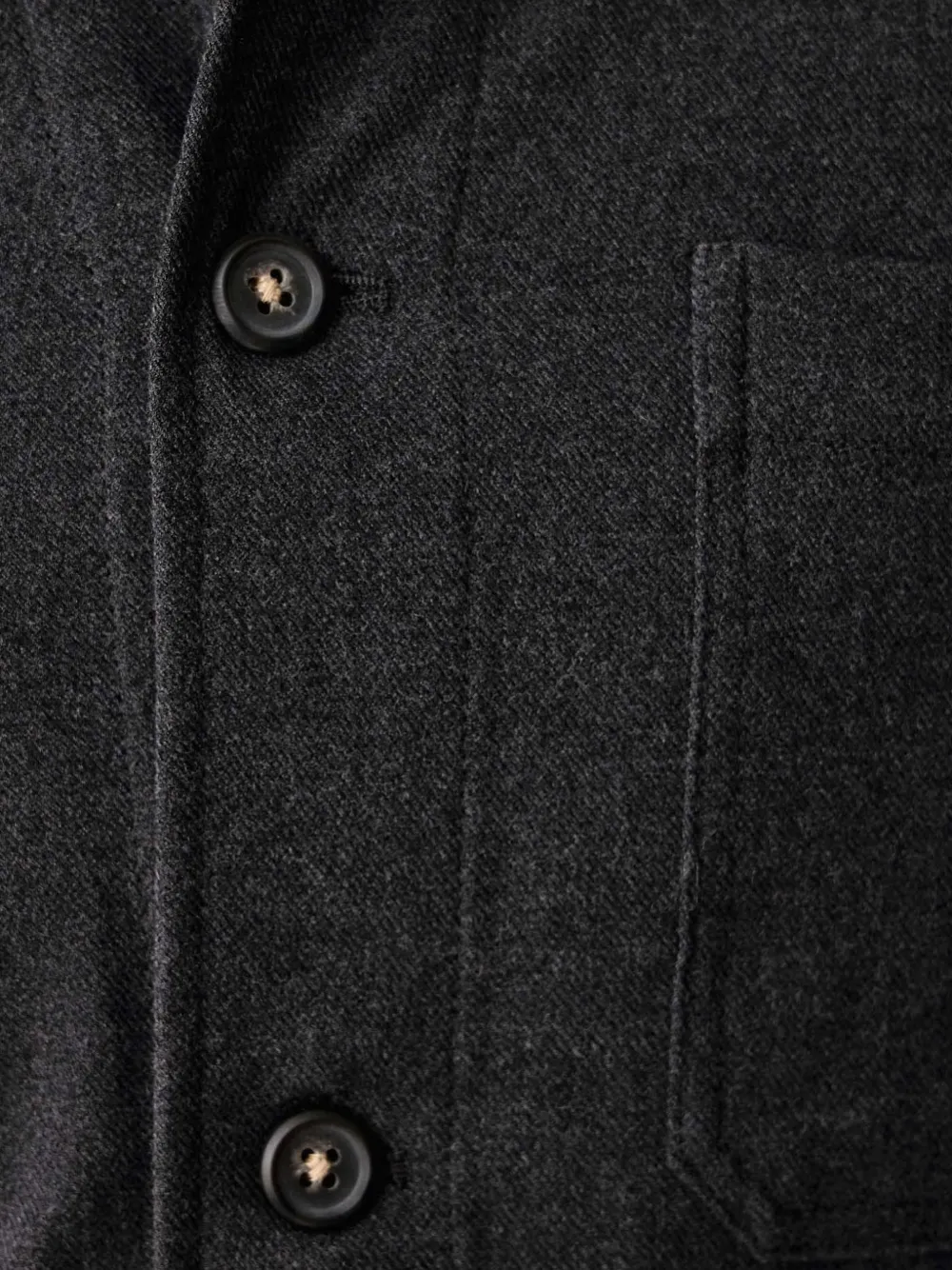 Lindbergh patch-pocket button-up overshirt Grijs