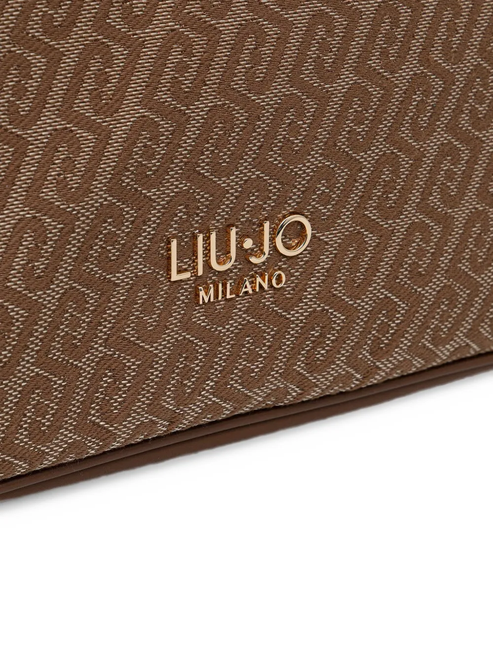 LIU JO monogram-pattern tote bag Bruin