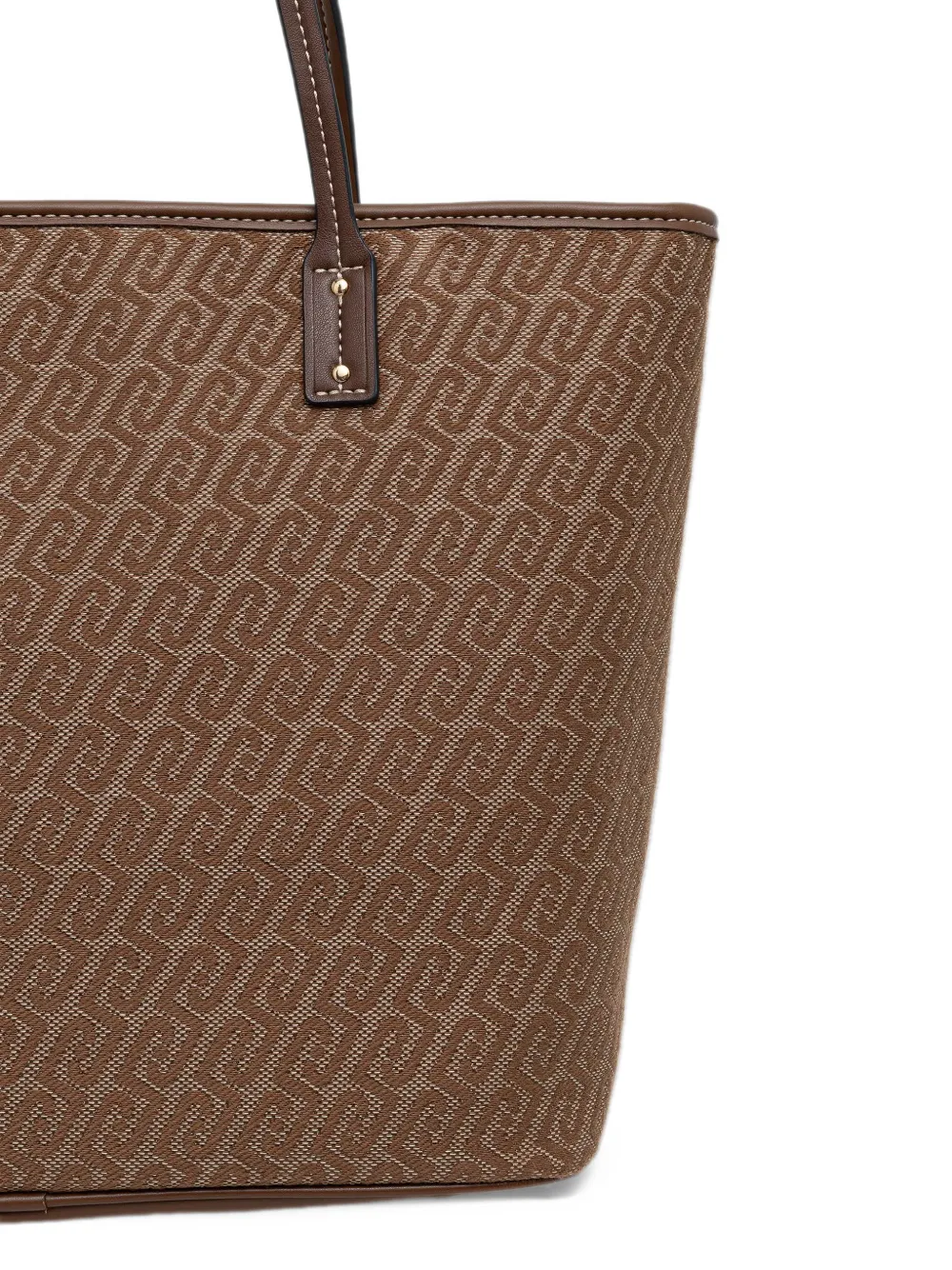 LIU JO monogram-pattern tote bag Bruin