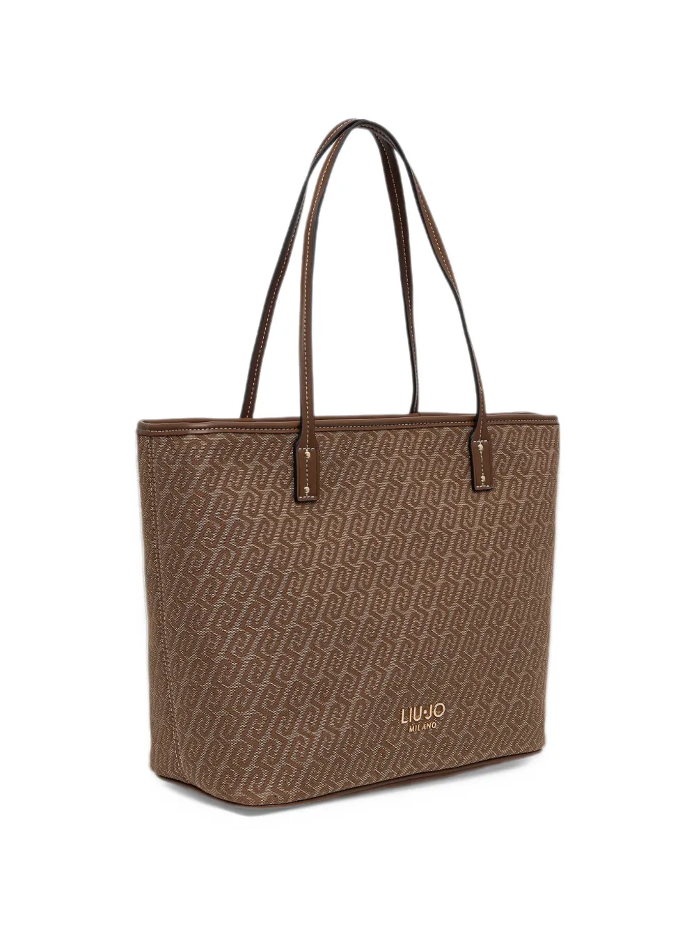 LIU JO monogram-pattern tote bag Bruin