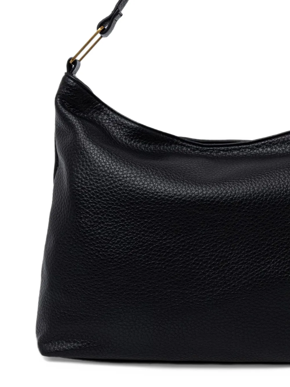 Lola Casademunt buckle-detail grained-texture tote bag Zwart