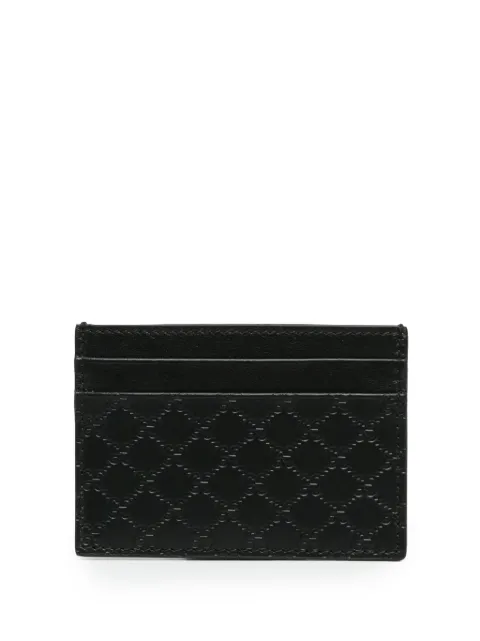 Gucci Pre-Owned 2016-2026 Microguccissima card holder