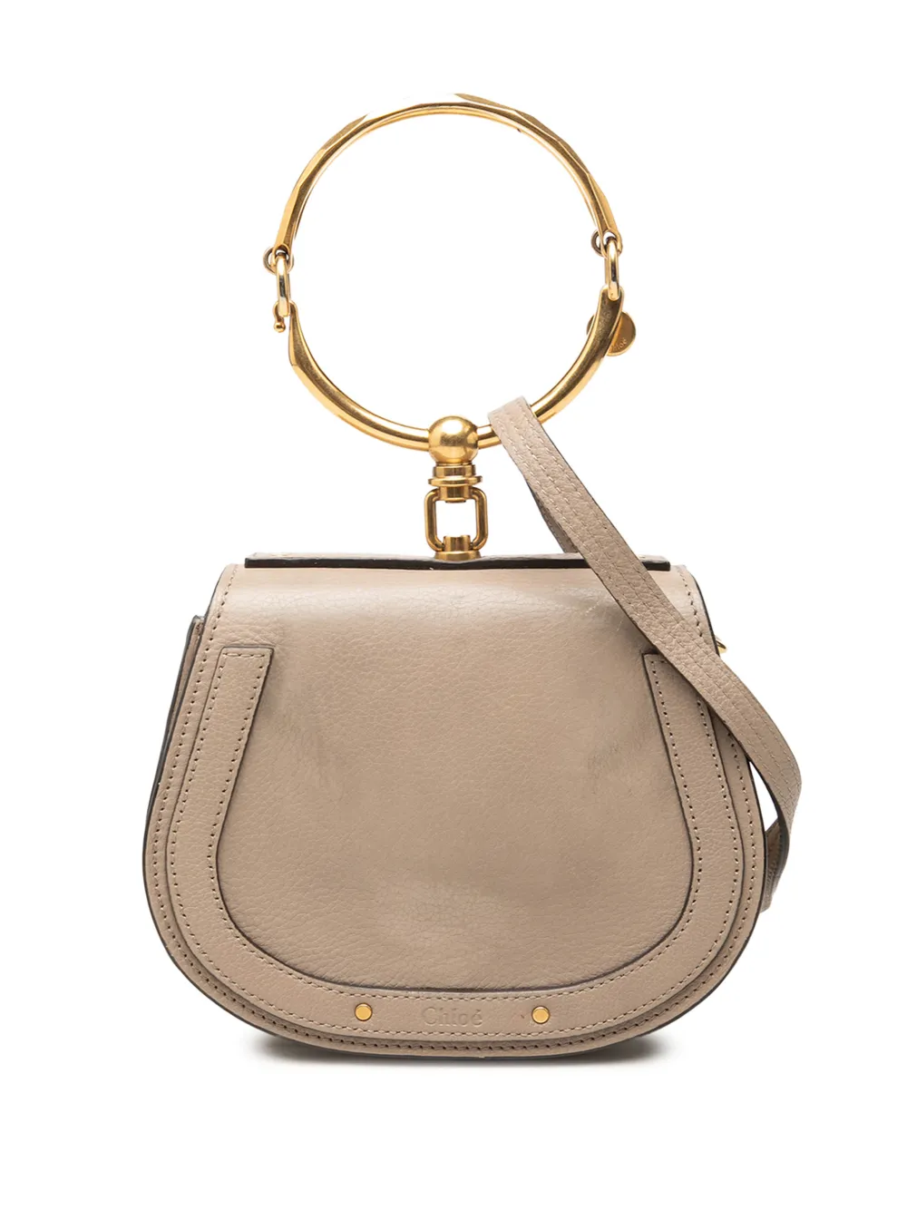 Chloé Pre-Owned 2018 Small Leather Nile Bracelet satchel - Toni neutri