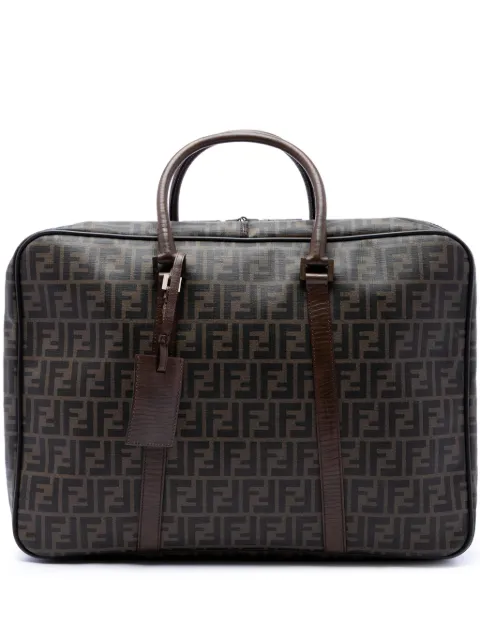 Fendi Pre-Owned 2000-2010 Zucca Coated Canvas Suitcase travel bag