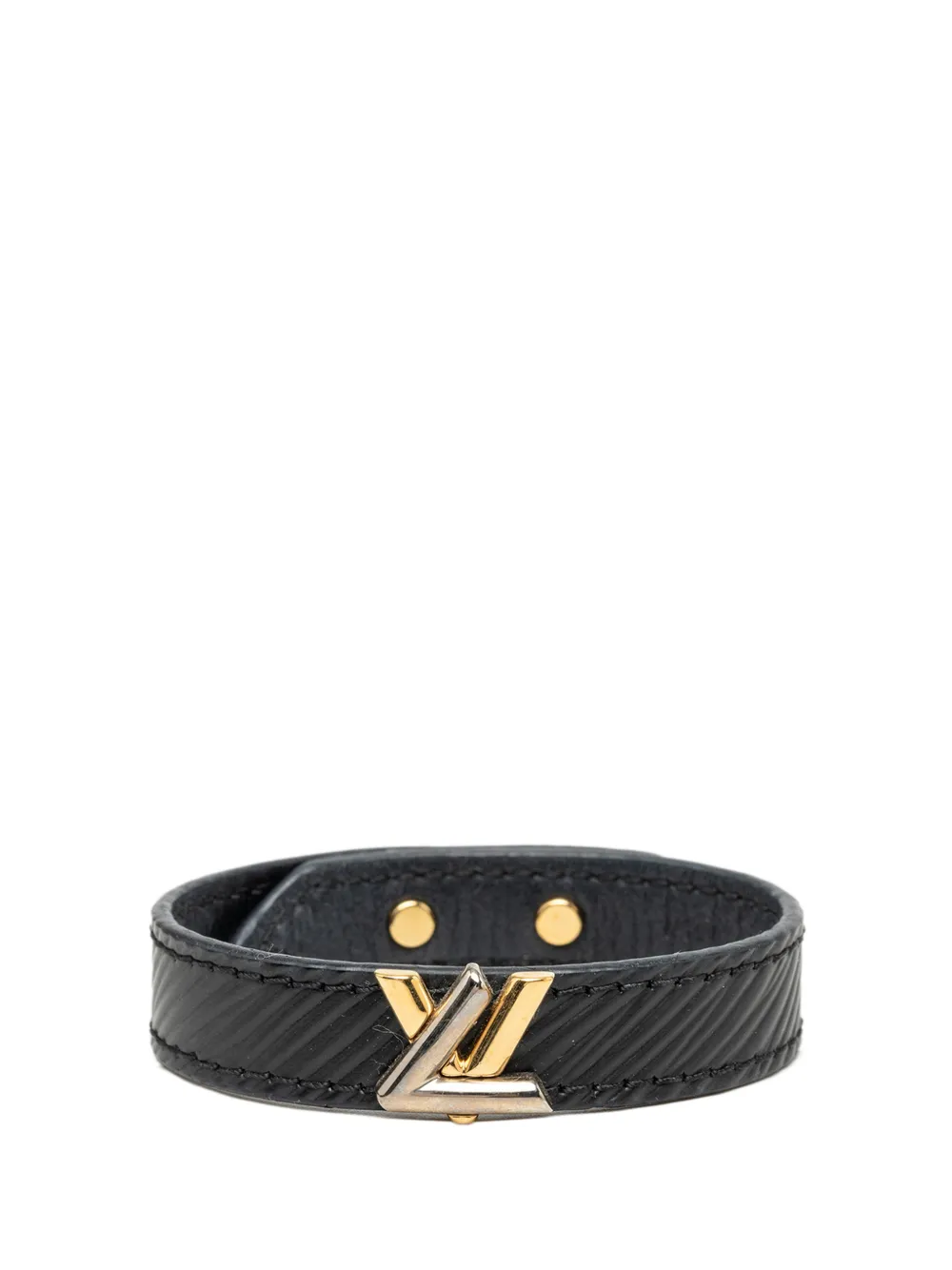 Louis Vuitton Pre-Owned 2019 Epi Twist It Bracelet costume bracelet - Black