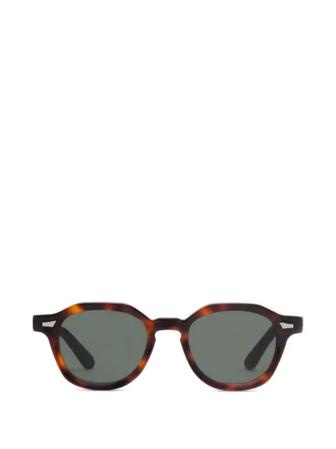 FORA Dealer tortoiseshell-effect geometric-frame sunglasses