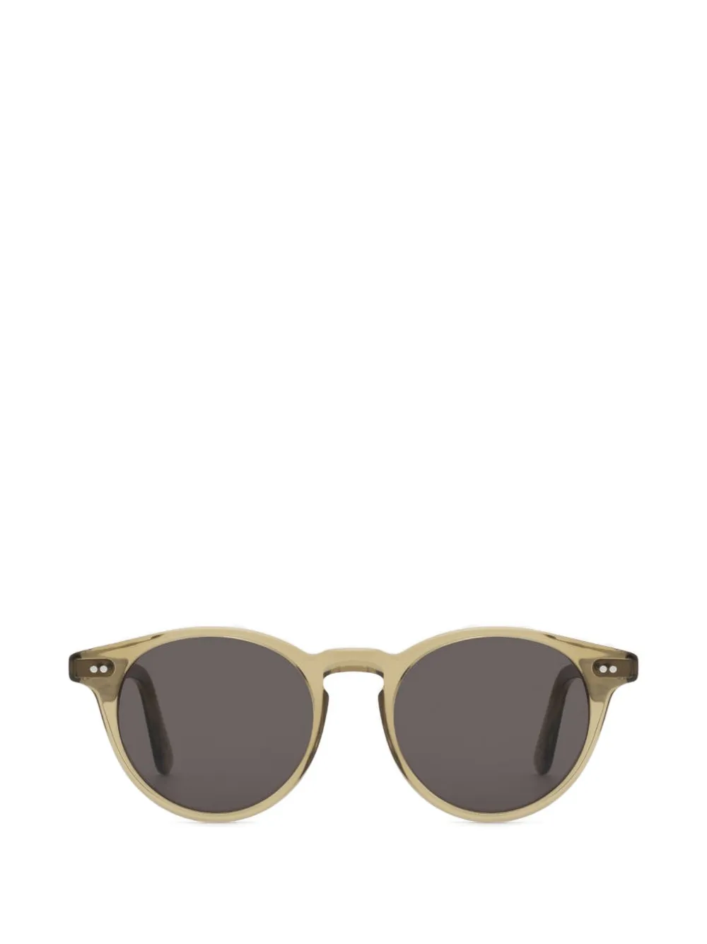 FORA Goldlover round-frame sunglasses Groen