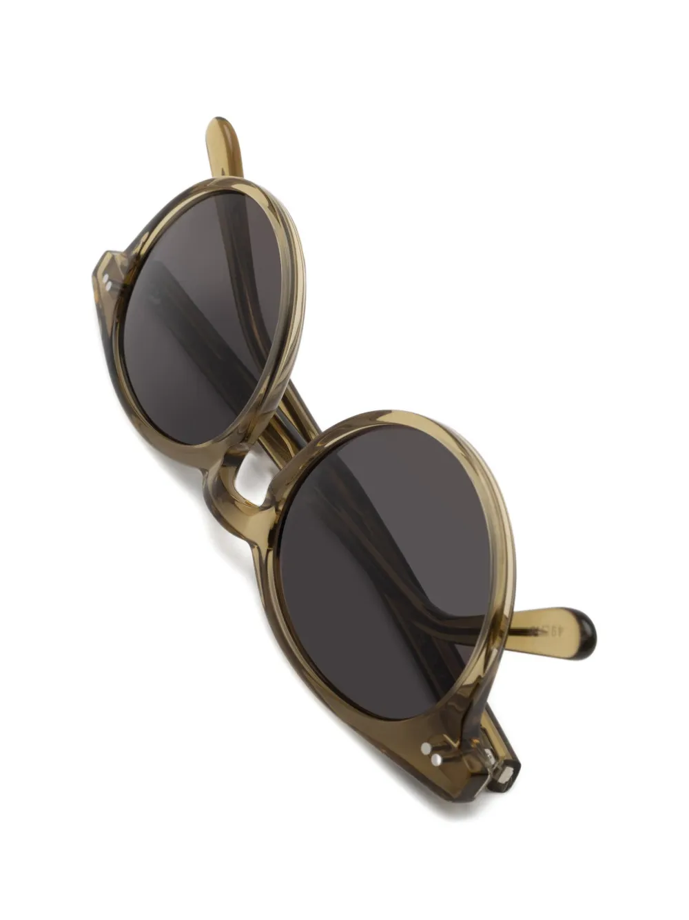 FORA Goldlover round-frame sunglasses Groen