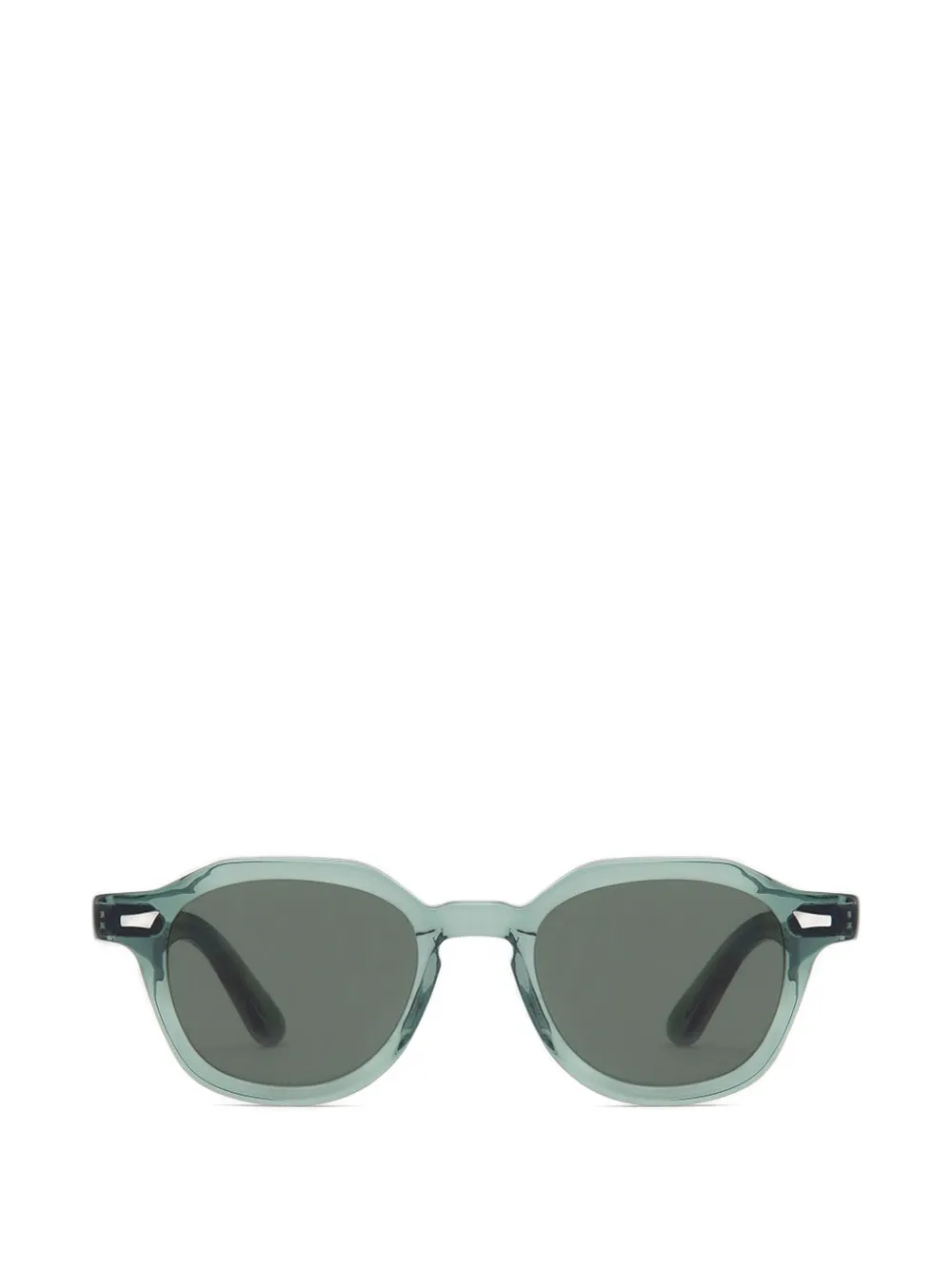 FORA Dealer geometric-frame sunglasses Groen