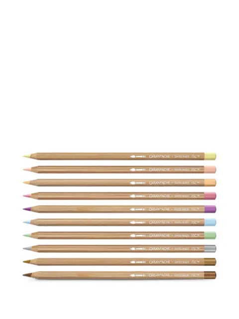 Caran d'Ache water-soluble colour pencils (set of 10)