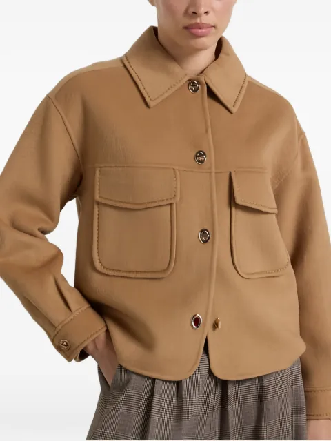 MAISON123 Chris button-up wool-blend jacket