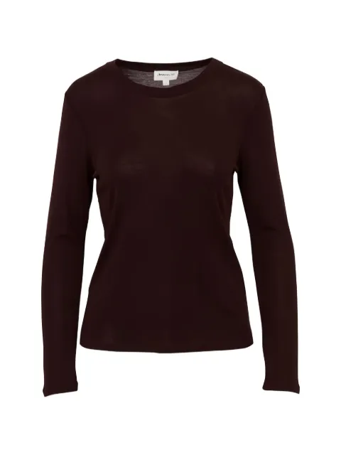 MAISON123 Topaze long-sleeve crew-neck top