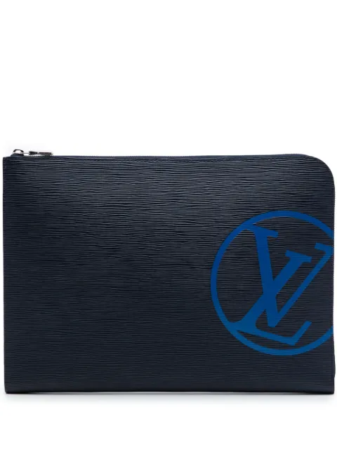 Louis Vuitton Pre-Owned 2019 Epi Initials Circle Pochette Jour GM clutch bag