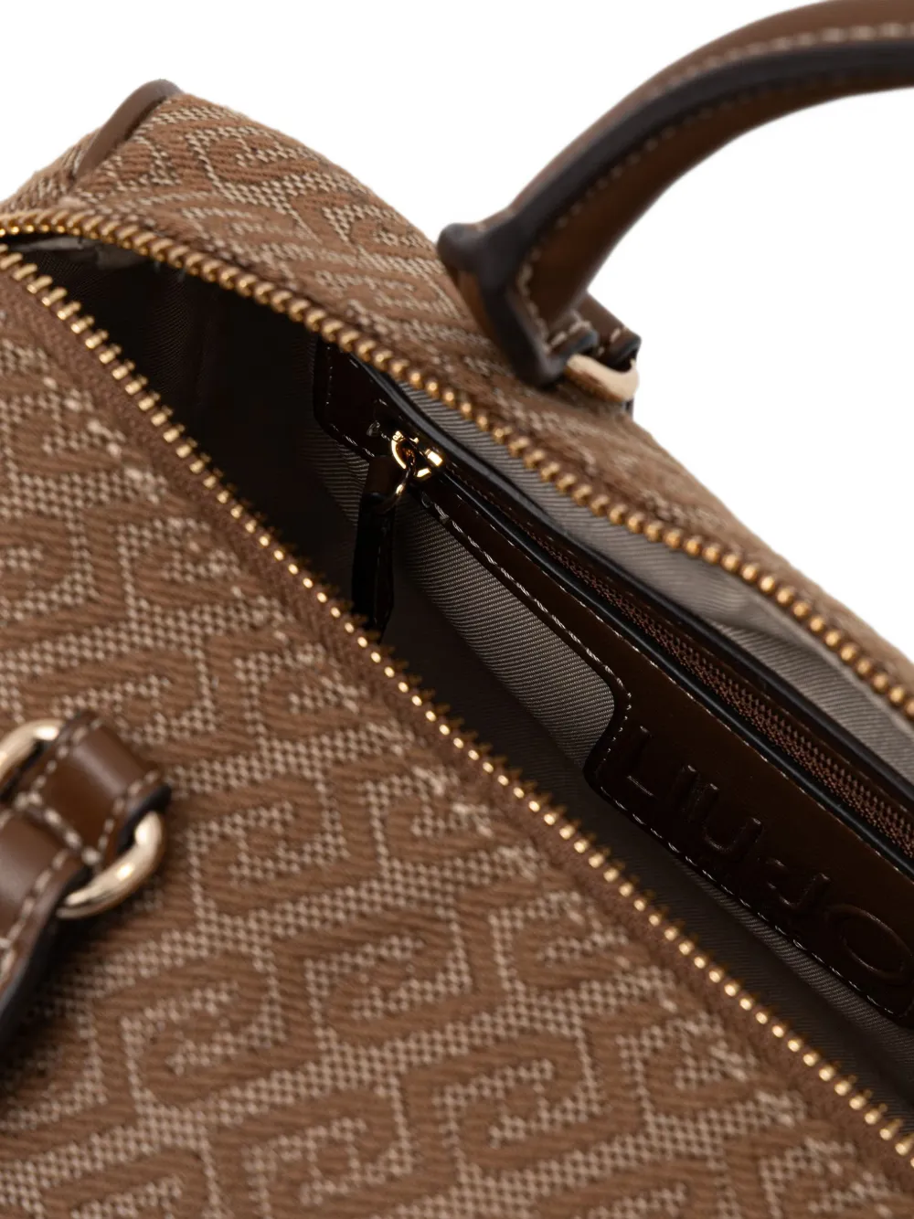 LIU JO monogram-pattern tote bag Bruin