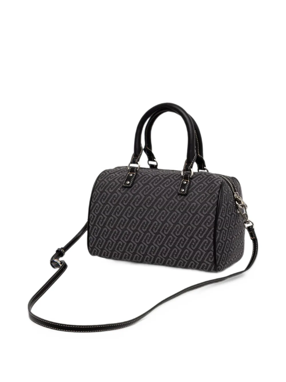 LIU JO monogram-print tote bag Zwart