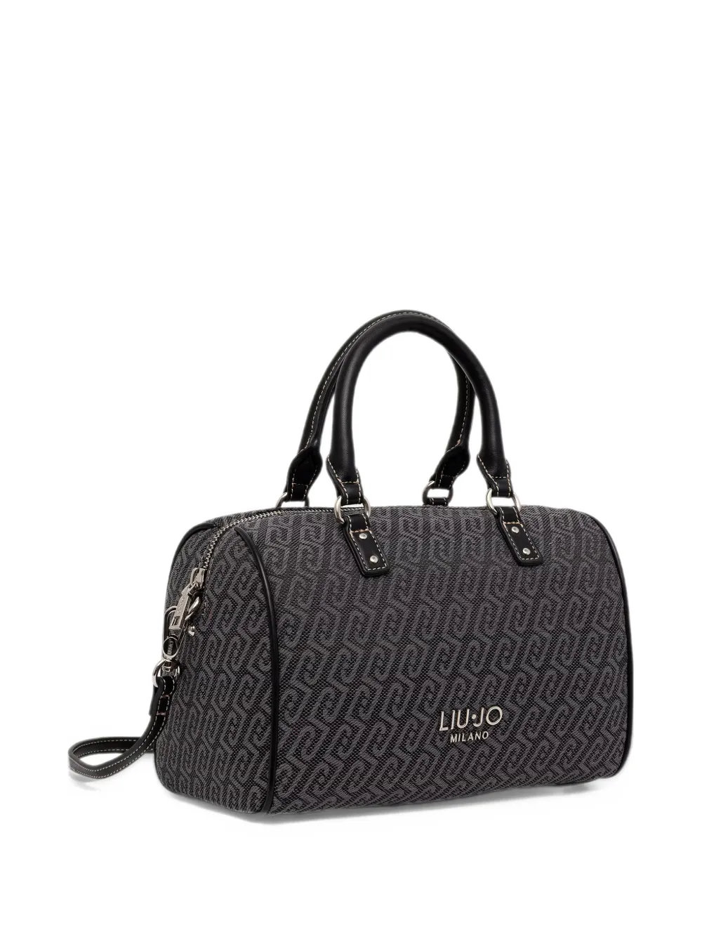 LIU JO monogram-print tote bag Zwart