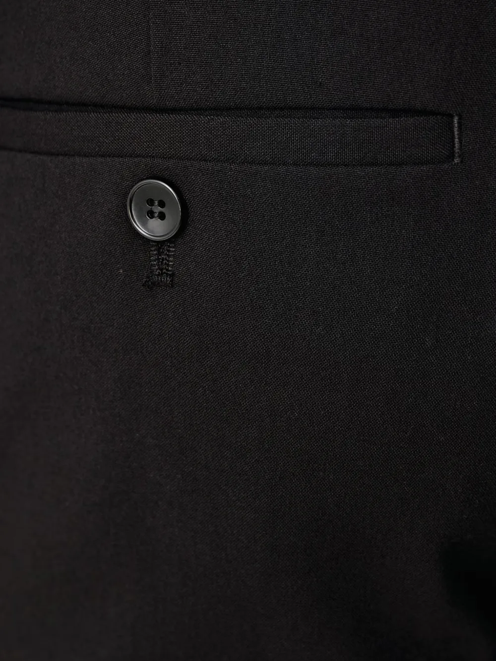 Lindbergh pressed-crease tailored trousers Zwart