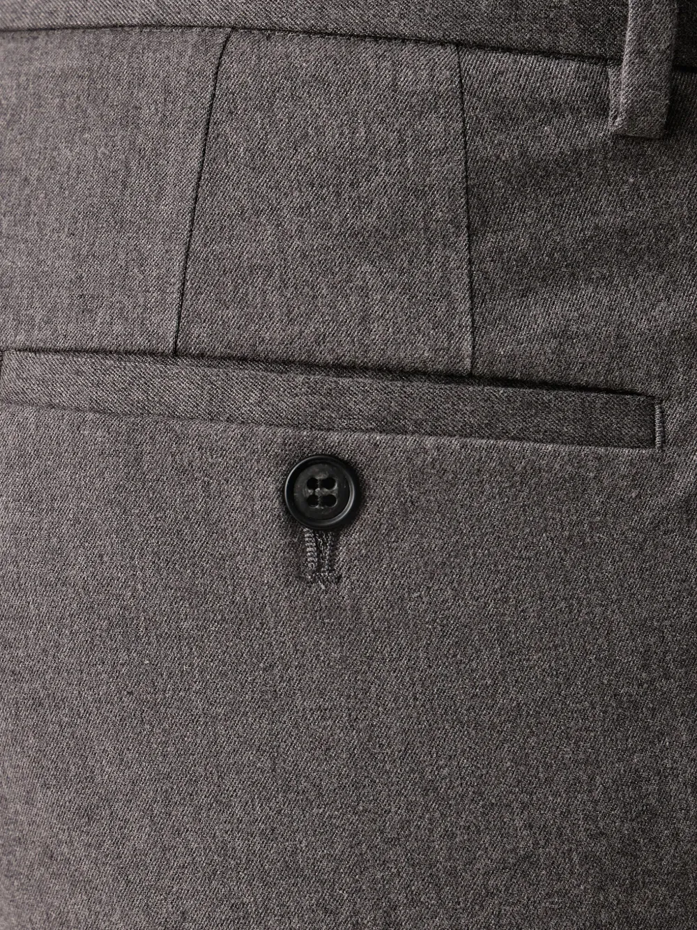 Lindbergh pleated straight-leg trousers Grijs