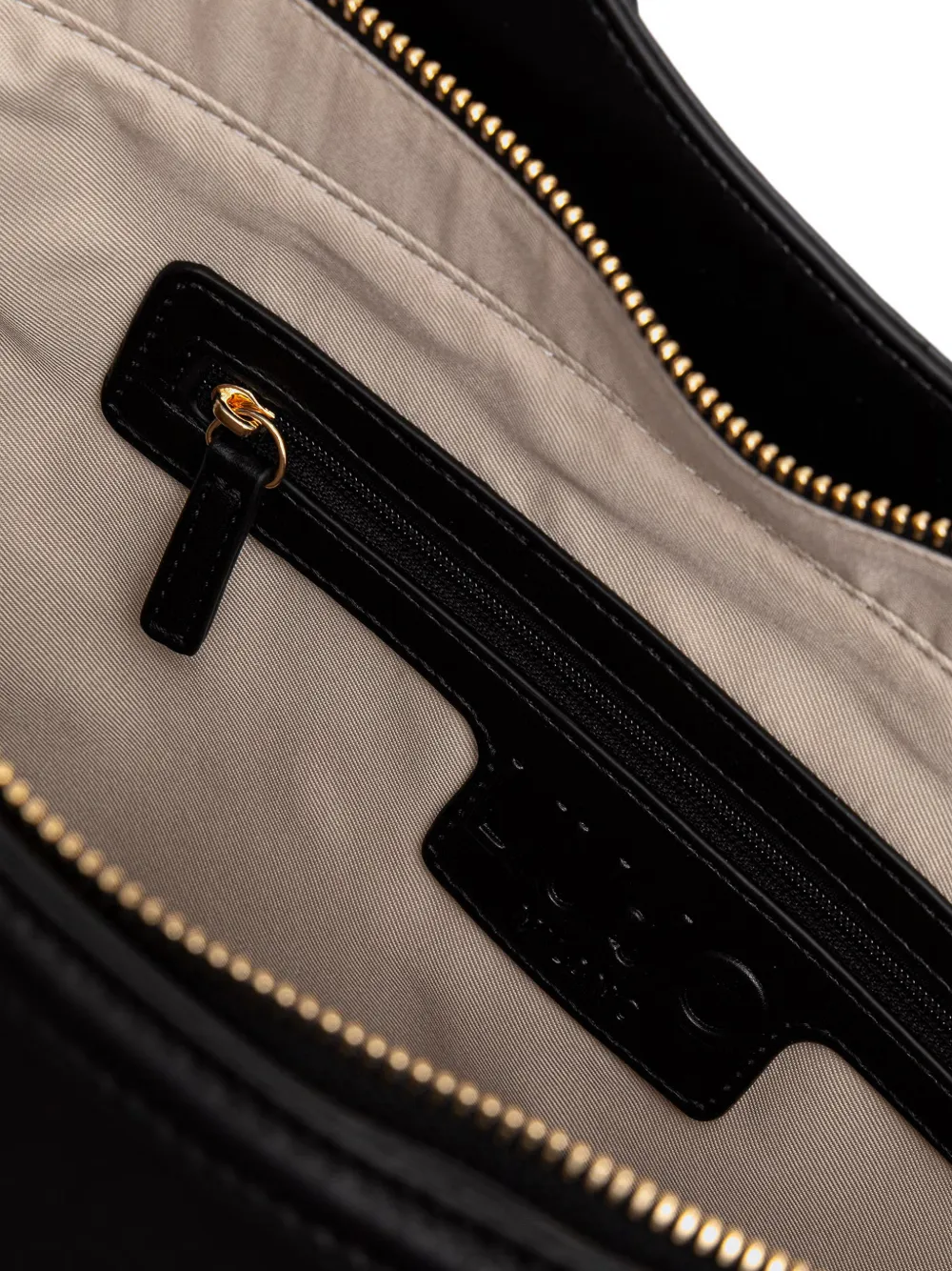 LIU JO logo-appliqué tote bag Zwart