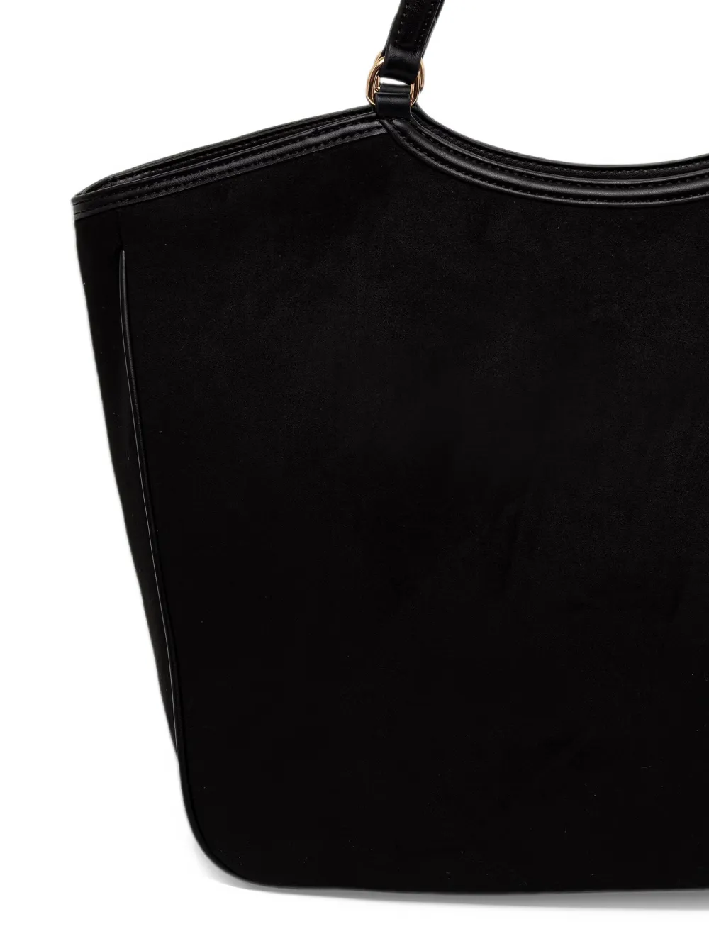 LIU JO logo-appliqué tote bag Zwart
