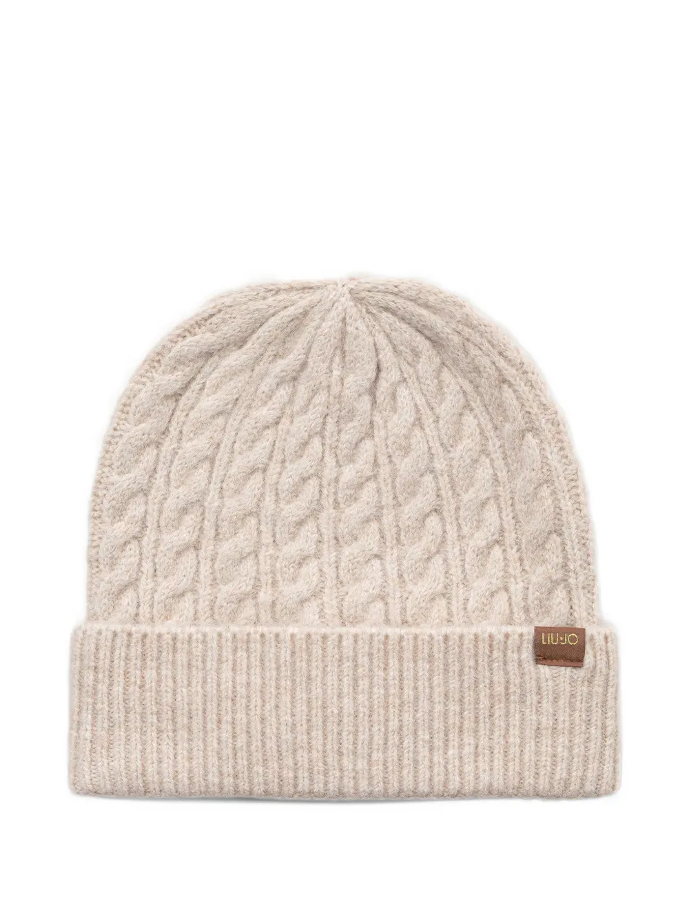LIU JO Muts met bijpassende sjaal Beige