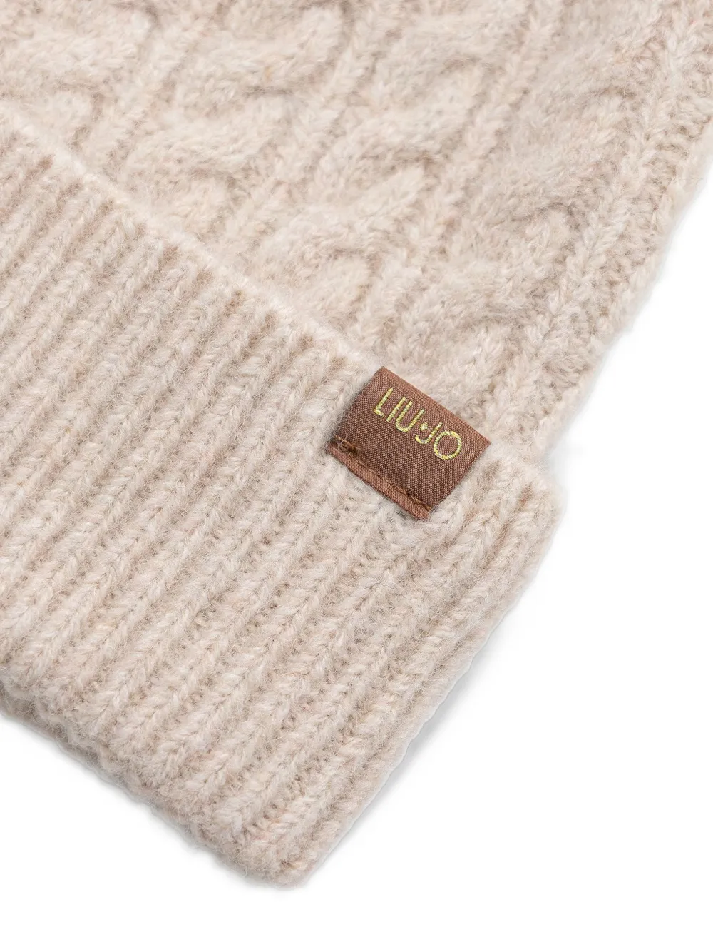 LIU JO Muts met bijpassende sjaal Beige
