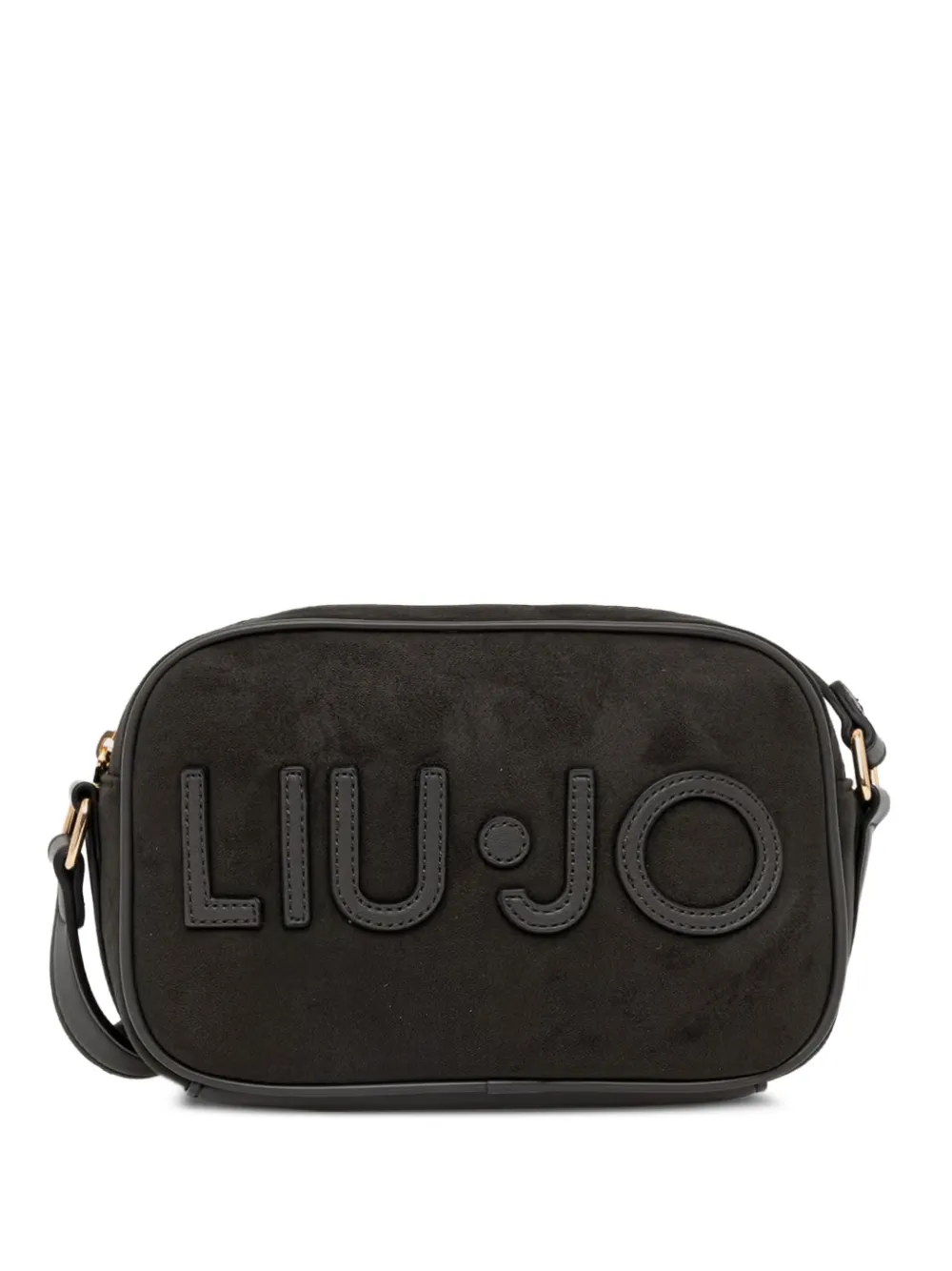 LIU JO logo-patch mini crossbody bag - Nero