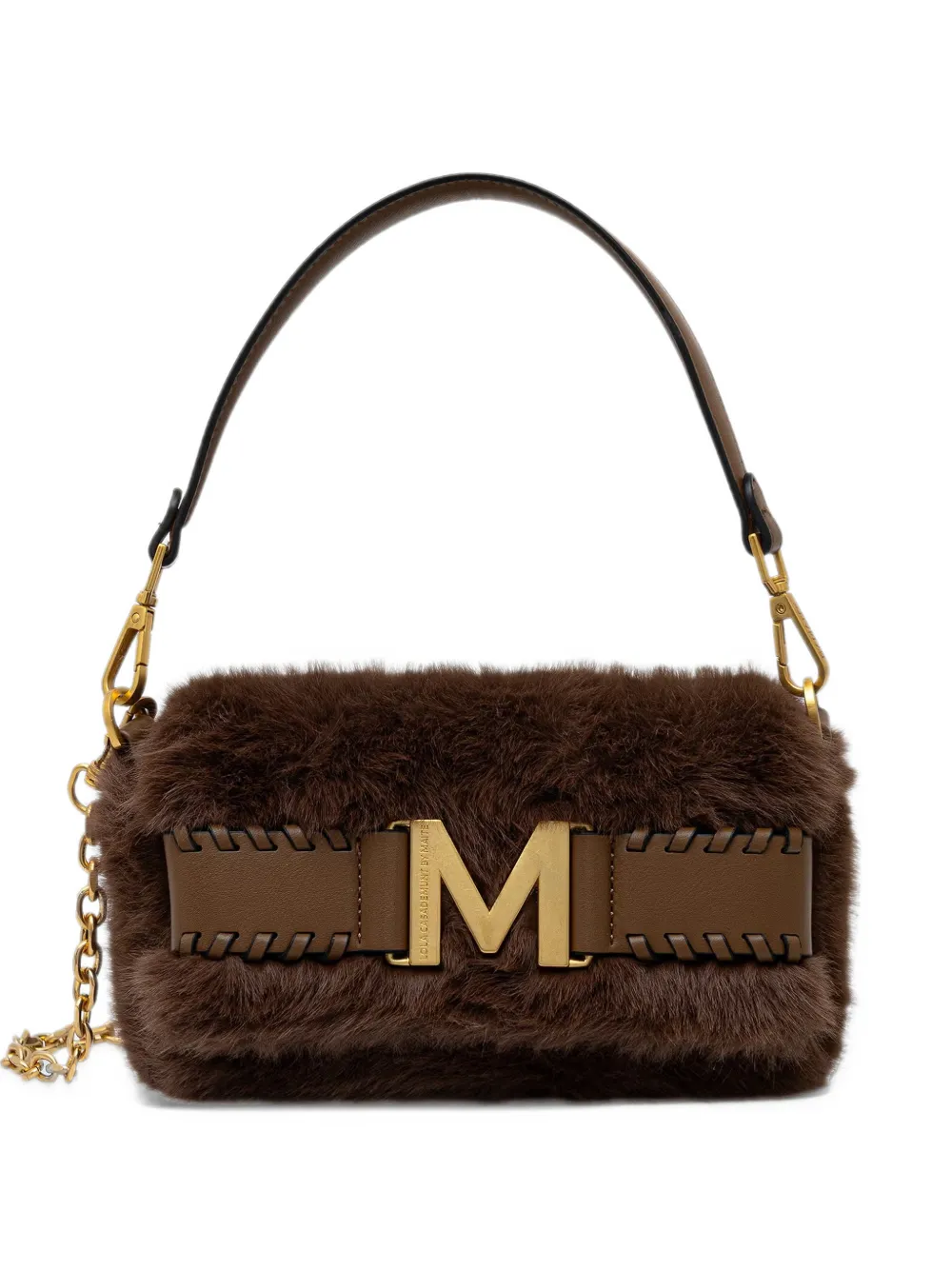 Lola Casademunt logo-plaque tote bag - Marrone