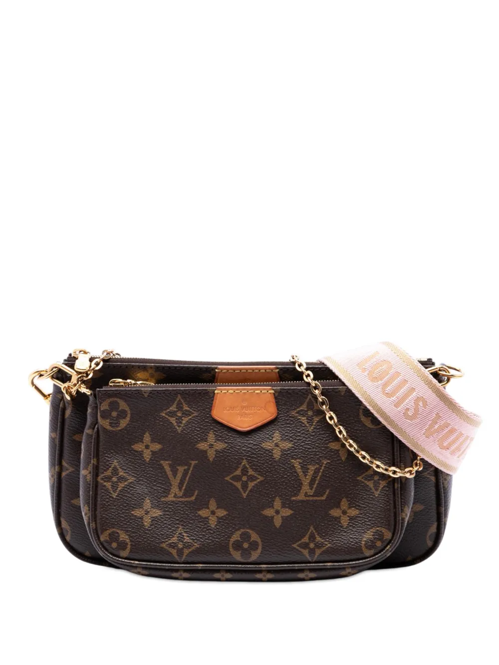 Louis Vuitton Pre-Owned 2019 Monogram Multi Pochette Accessoires satchel - Marrone