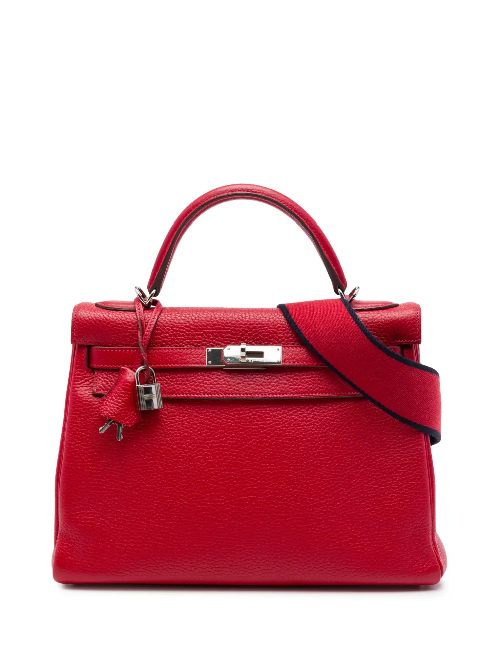 Hermès Pre-Owned 2014 Togo Kelly II Retourne Amazone 32 satchel - Rosso