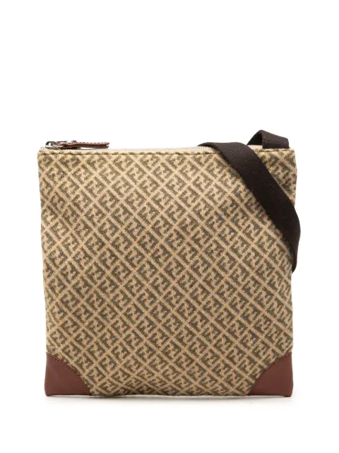 Fendi Pre-Owned 2000-2010 Zucchino Wool crossbody bag