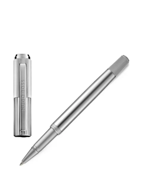 BOSS ribbed-texture rollerball pen