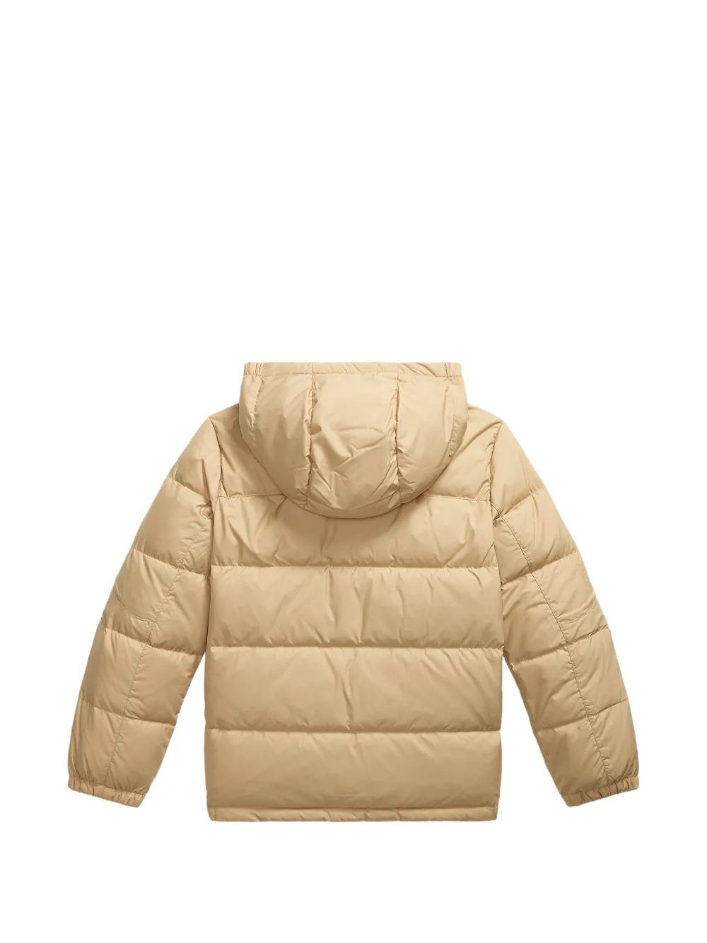 POLO RALPH LAUREN KIDS The Gorham down hooded jacket Beige