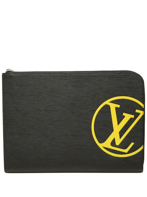 Louis Vuitton Pre-Owned 2019 Epi Initials Circle Pochette Jour GM clutch bag