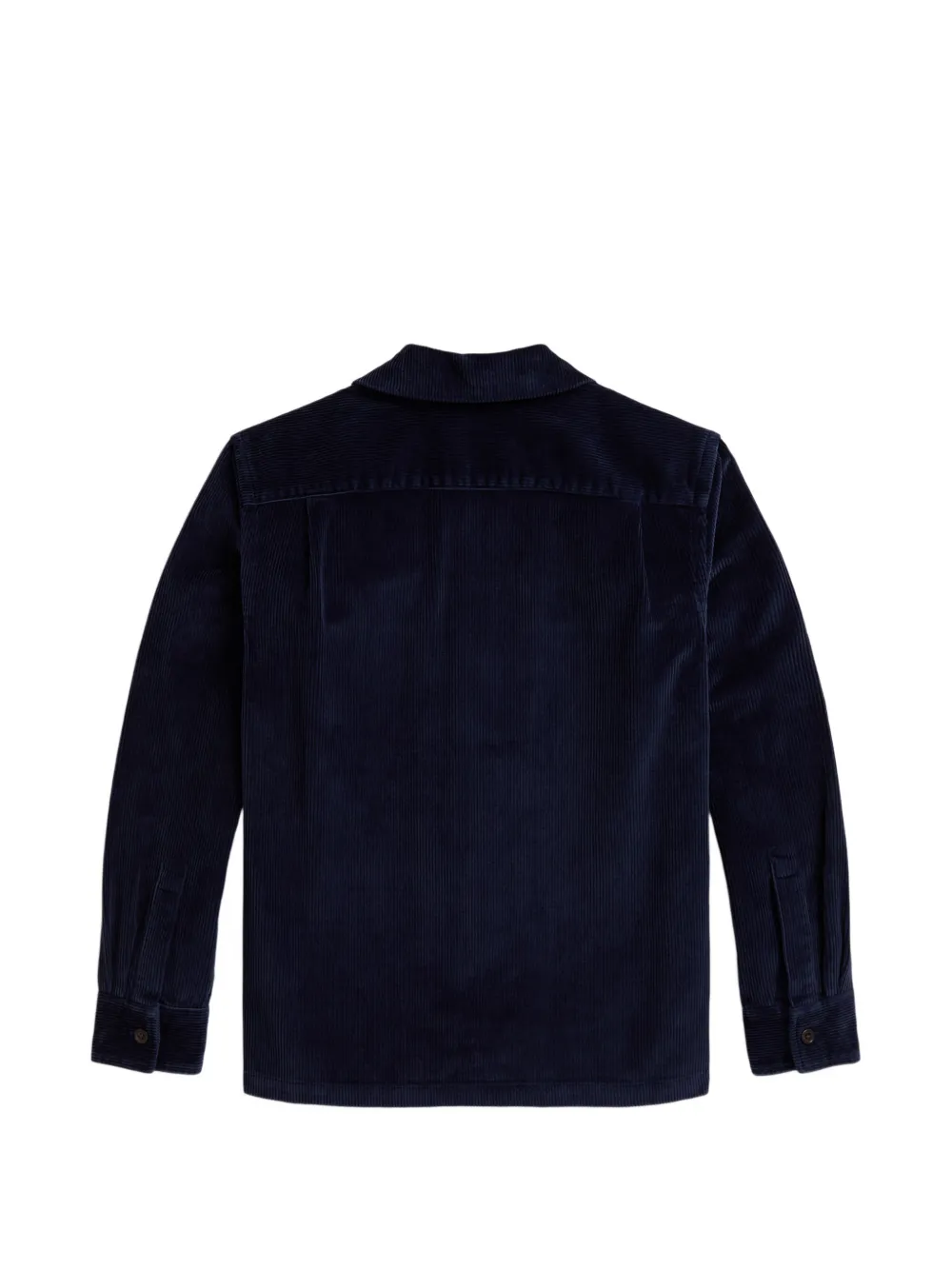POLO RALPH LAUREN KIDS corduroy pocket-detail shirt Blauw