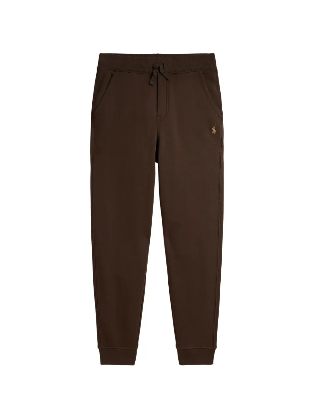 POLO RALPH LAUREN KIDS fleece jogging bottoms - Marrone
