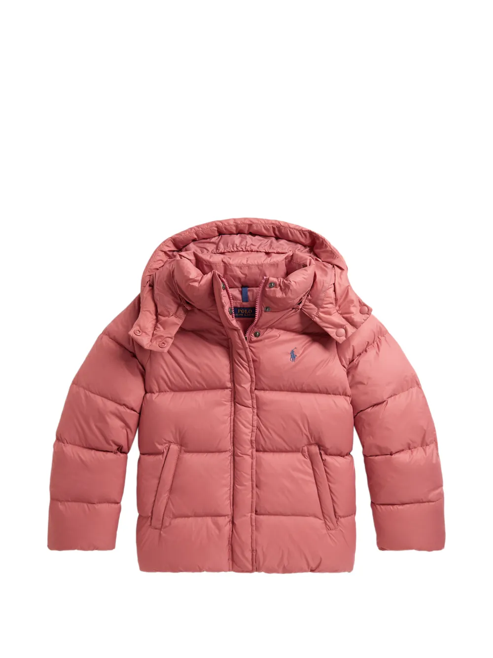 POLO RALPH LAUREN KIDS down hooded jacket Roze
