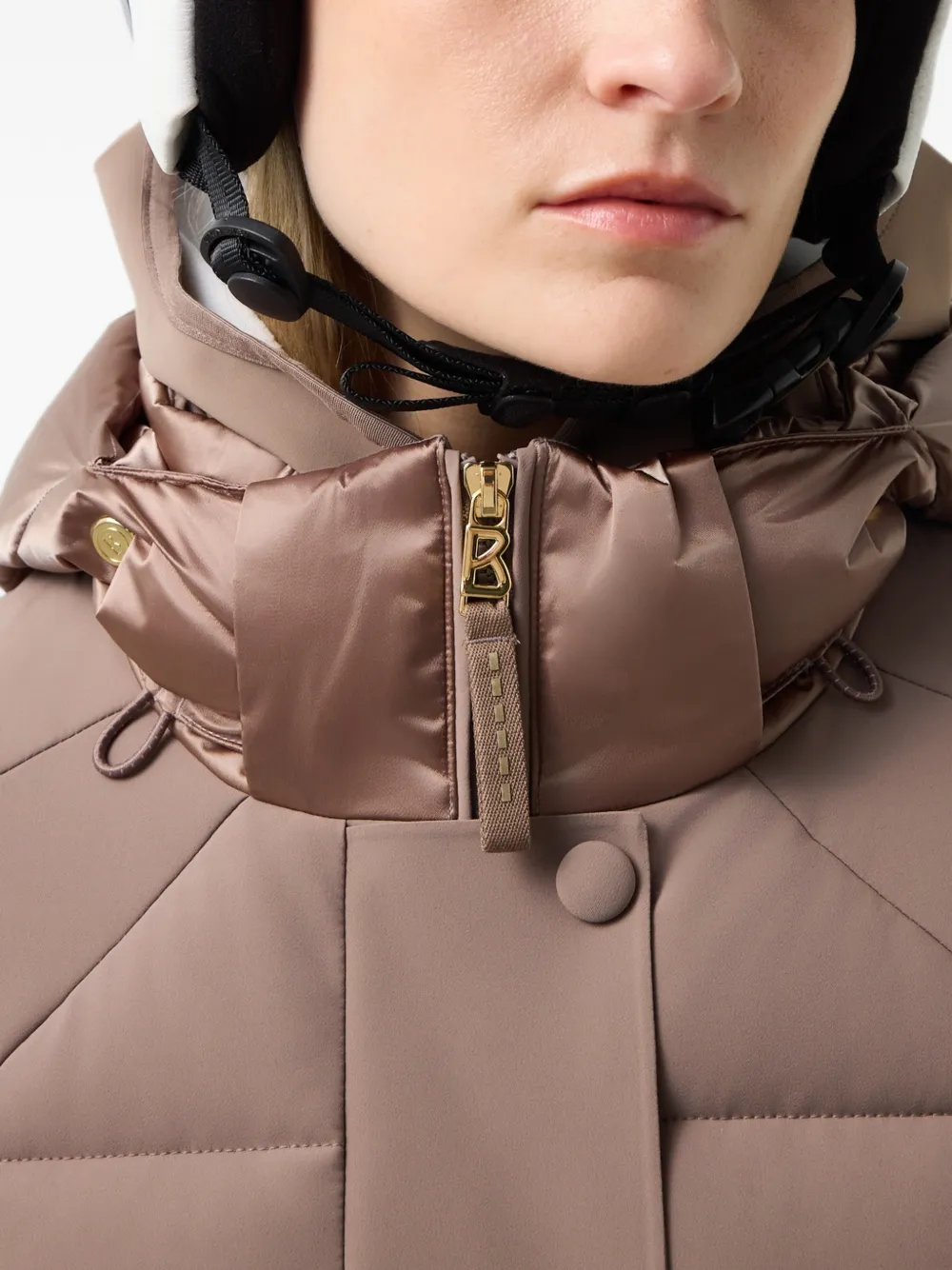 BOGNER Elva belted ski jacket Beige