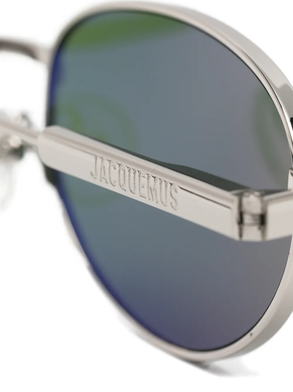 Jacquemus oval-frame sunglasses Zilver