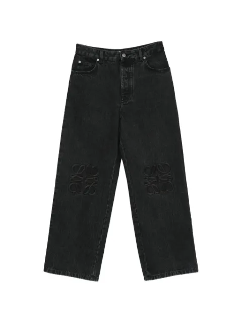 LOEWE Anagram-embroidered jeans