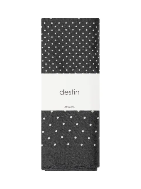 Destin Judy Carre polka-dot scarf