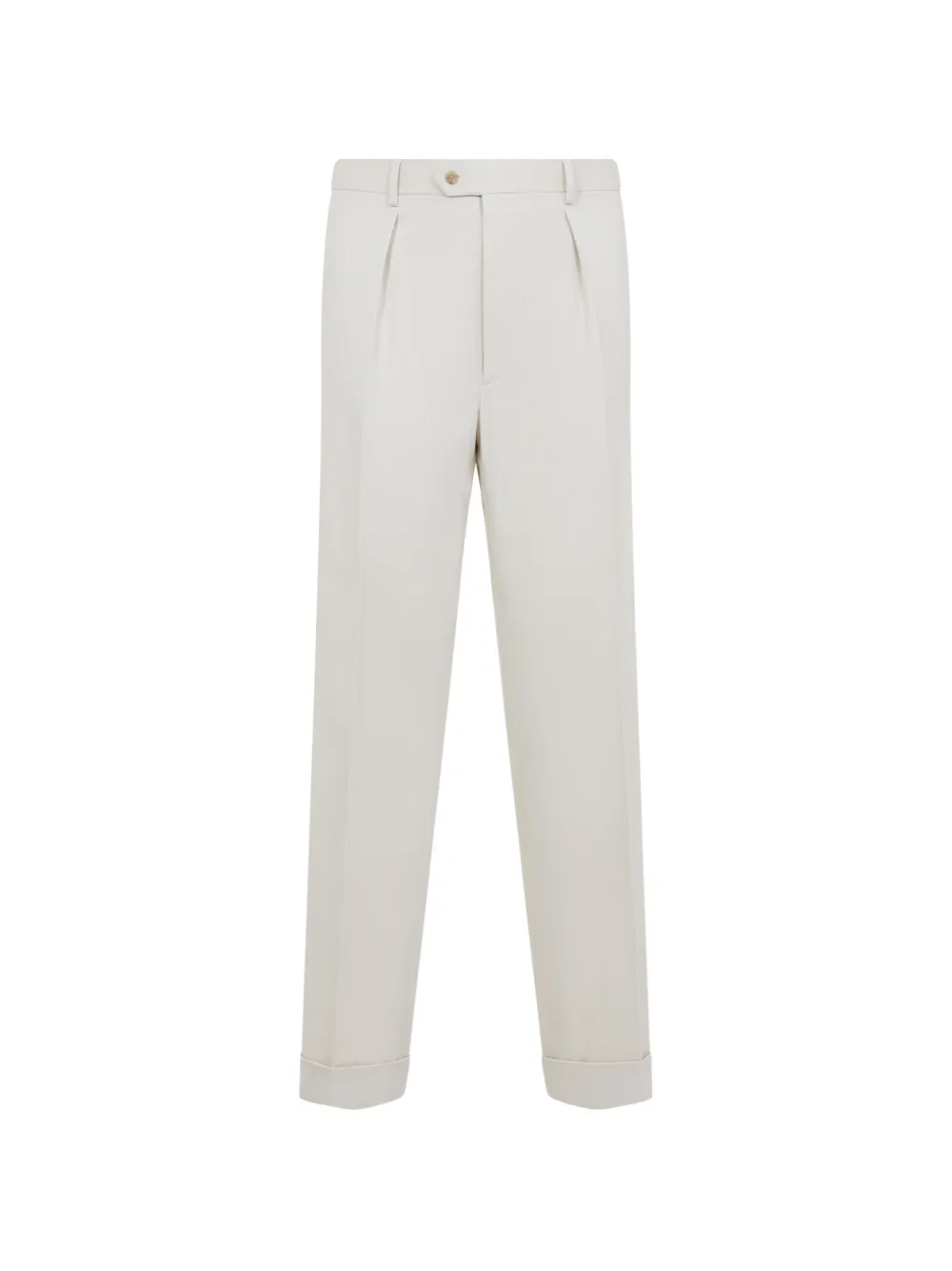 Ralph Lauren Purple Label pleated trousers Beige