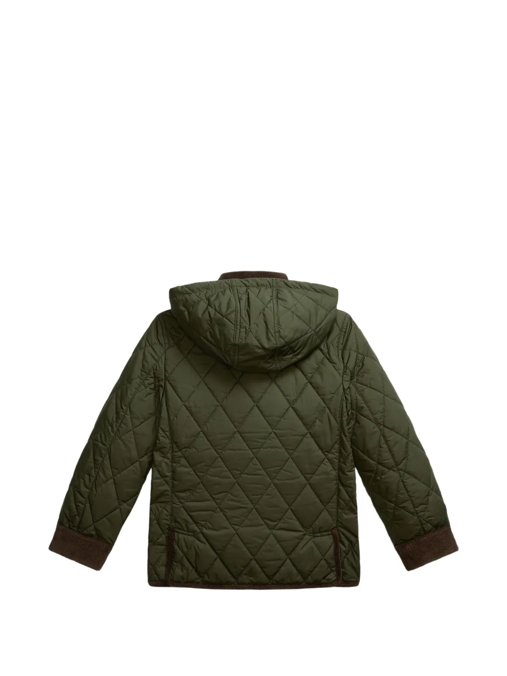 POLO RALPH LAUREN KIDS hooded barn jacket Groen