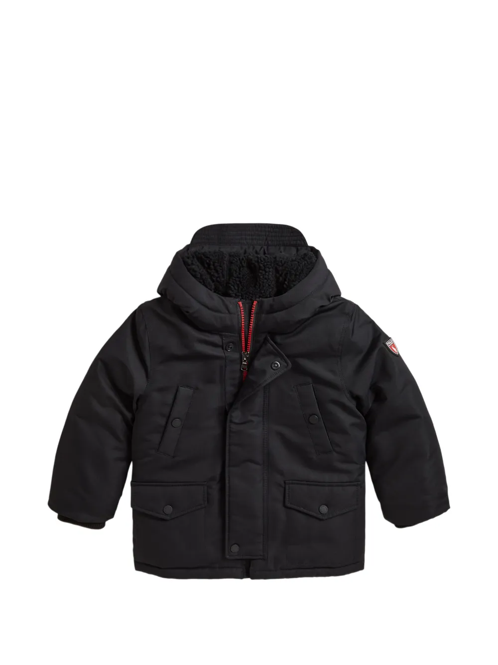 POLO RALPH LAUREN KIDS down parka - Nero