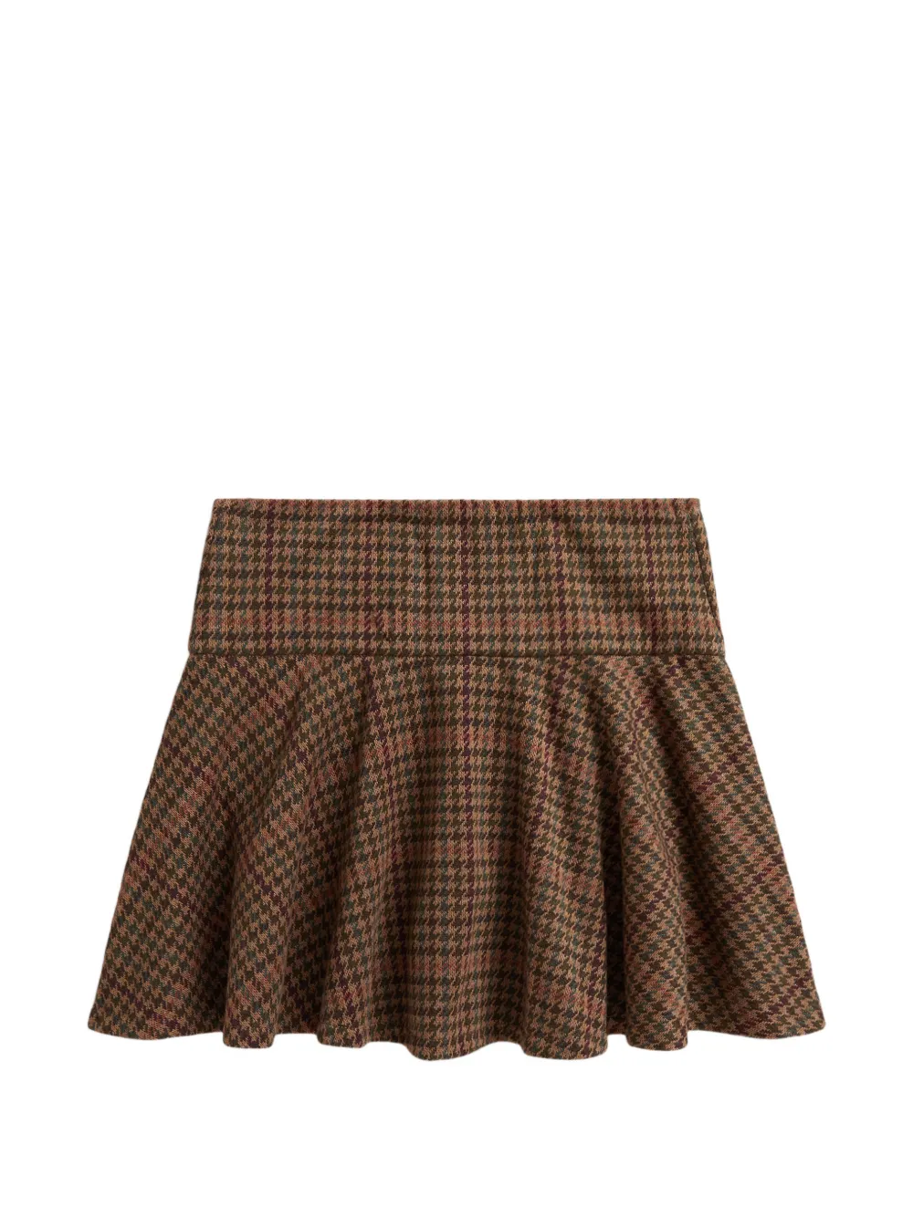 POLO RALPH LAUREN KIDS plaid double-knit skort Bruin
